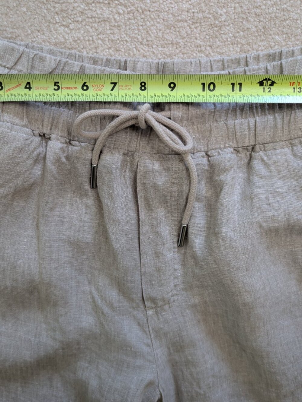 Quince 100% European Linen Wide Leg Pants – Flax (Size Large / 28" Inseam) - Picture 4 of 8